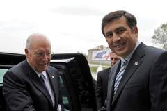 Saakašvili a Cheney