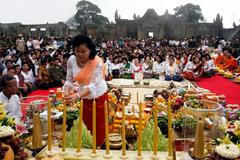 Kambodžská první dáma Bun Rany