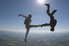 Marta Rydlová ve vzduchu