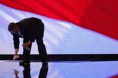 příprava pódia St Paul