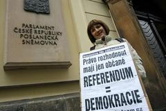 demonstrace proti americkému radaru