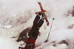 ski crash