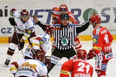 Hokejové derby Slavia - Sparta