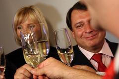 Volby08 2.kolo Lidový dům oslava