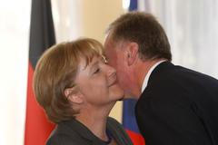 Merkelová Topolánek - tiskovka