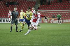 Slavia - Teplice: Belaid