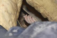 Jevpatoria - oběti zavalené v troskách domu