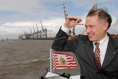 Horst Köhler v přístavu