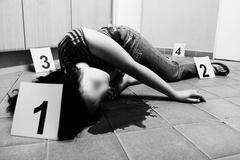 Oběť, zabitá, zavražděná, vražda, krev, mrtvola, nebožtík, útok, kriminalita