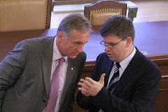 Mirek Topolánek a Jiří Pospíšil
