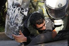 Řecko Atény nepokoje