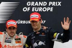 Velká cena Německa na Nürburgringu - Alonso a Webber