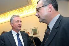 Mirek Topolánek a Miroslav Kalousek