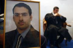 Irák Zajdí novinář Bush