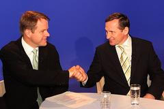 Debata předsedů v ČT po volbách