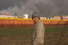 Požár tržnice v Libuši