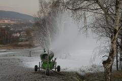 Zasněžování v Liberci