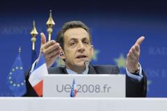 Summit států Evropské unie vedl francouzský prezident Nicolas Sarkozy