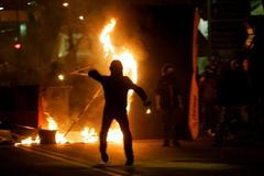 Pouliční nepokoje v Řecku