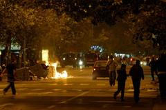 Demonstrace v Podgorici proti uznání Kosova