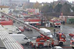 Zásah hasičů v Libuši