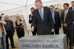 Poklepání základní kamene ICRC