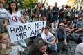 Demonstrace proti radaru