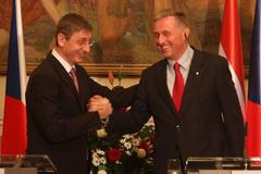 Maďarský premiér Ferenc Gyurcsány v Praze