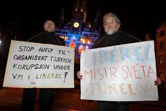 MS Liberec 2009 - demonstrace proti korupci