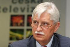 Jiří Dienstbier před Otázkami Václava Moravce