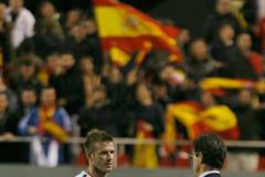 Anglie: David Beckham a Fabio Capello