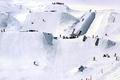 lyže, snowpark