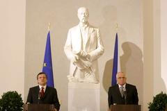 José Manuel Barroso a Václav Klaus