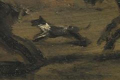 Porovnání obrazu El coloso s Goyovou Loukou sv. Isidora