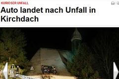 Kuriozní autonehoda v Německu