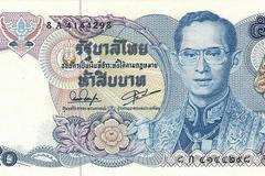 Thajsko - král bankovka