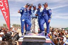 Jihoafričan Giniel de Villiers dovezl svůj volkswagen do cíle Rallye Dakar na prvním místě.