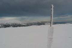 Mráz v Krkonoších