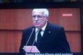 Václav Klaus hovoří v Bruselu, europoslanci bučí