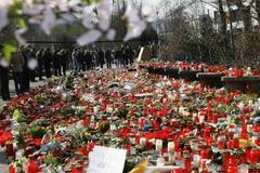 Rozloučení s oběťmi školního střelce. Winnenden, západ Německa