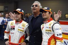 Renault: Alonso, Briatore, Piquet