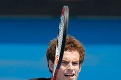 Andy Murray se připravuje v Melbourne Parku na Australian Open