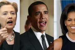 Obama, Obamová, Clintonová