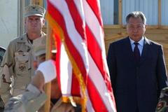 Bakijev na americké základně Manas