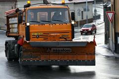 první sníh v praze