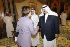 Pelosiová a král Abdalláh