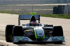 Jenson Button a vůz Brawn GP