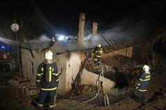 Požár rodinného domu