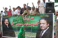 Protest právníků v Pákistánu