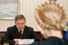 Julia Tymošenková a Robert Fico